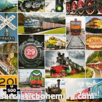 Trains! 500 Piece Puzzle  B016NE8XGY
